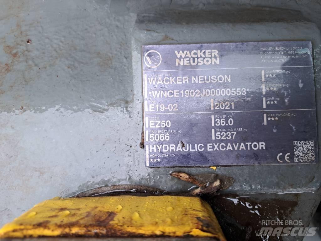 Wacker Neuson EZ50 Pásová rýpadla