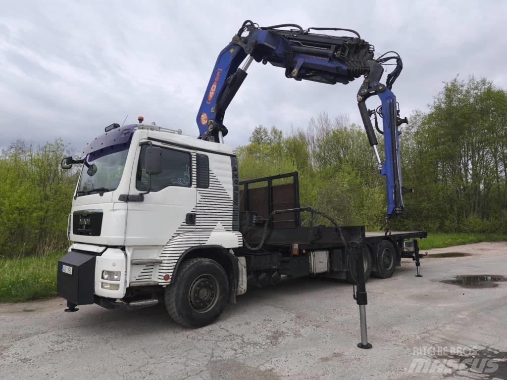 MAN TGA Autojeřáby, hydraulické ruky