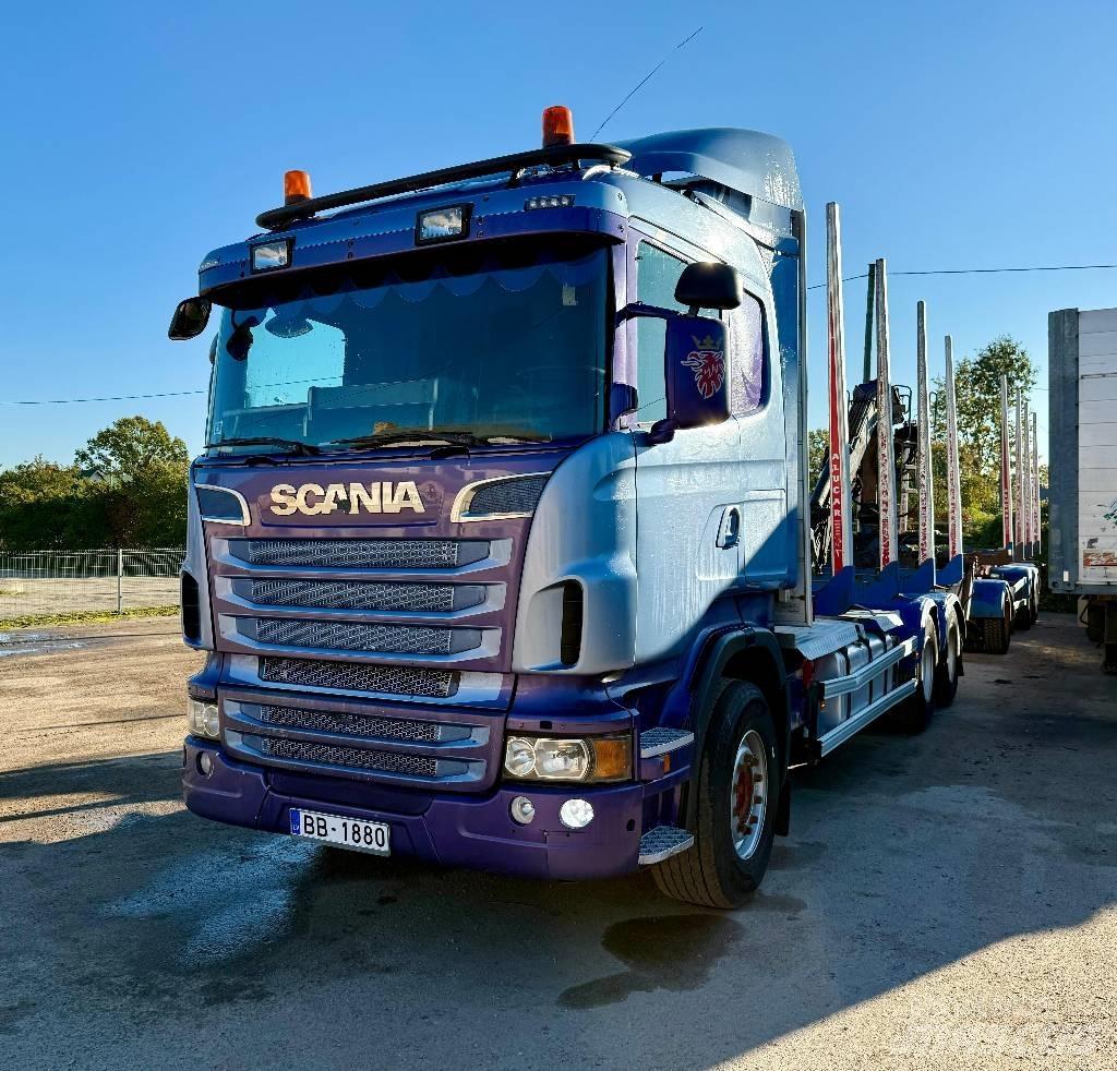 Scania R 500 Vozy na přepravu kmenů