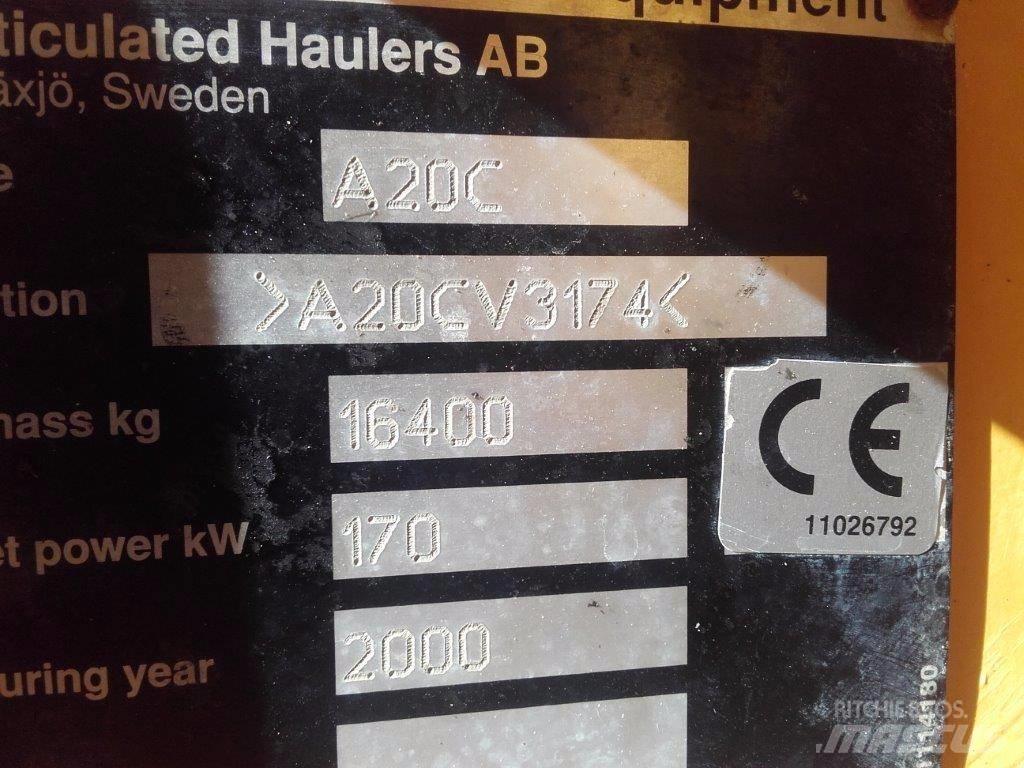 Volvo A20C Pevné dempry