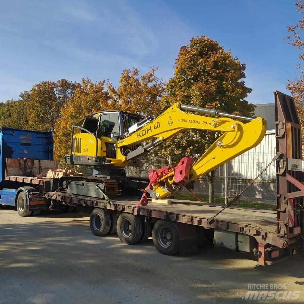 Konrad KDH40 Woody40 Kácecí harvestory