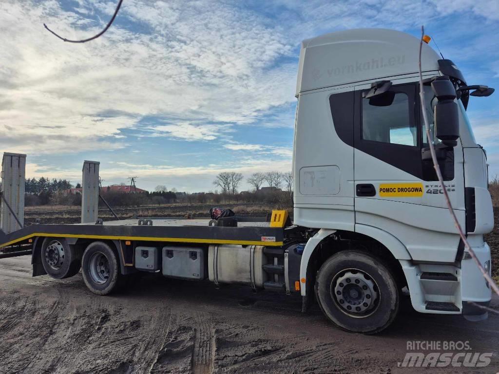 Iveco Stralis 420 Valník s navijákem