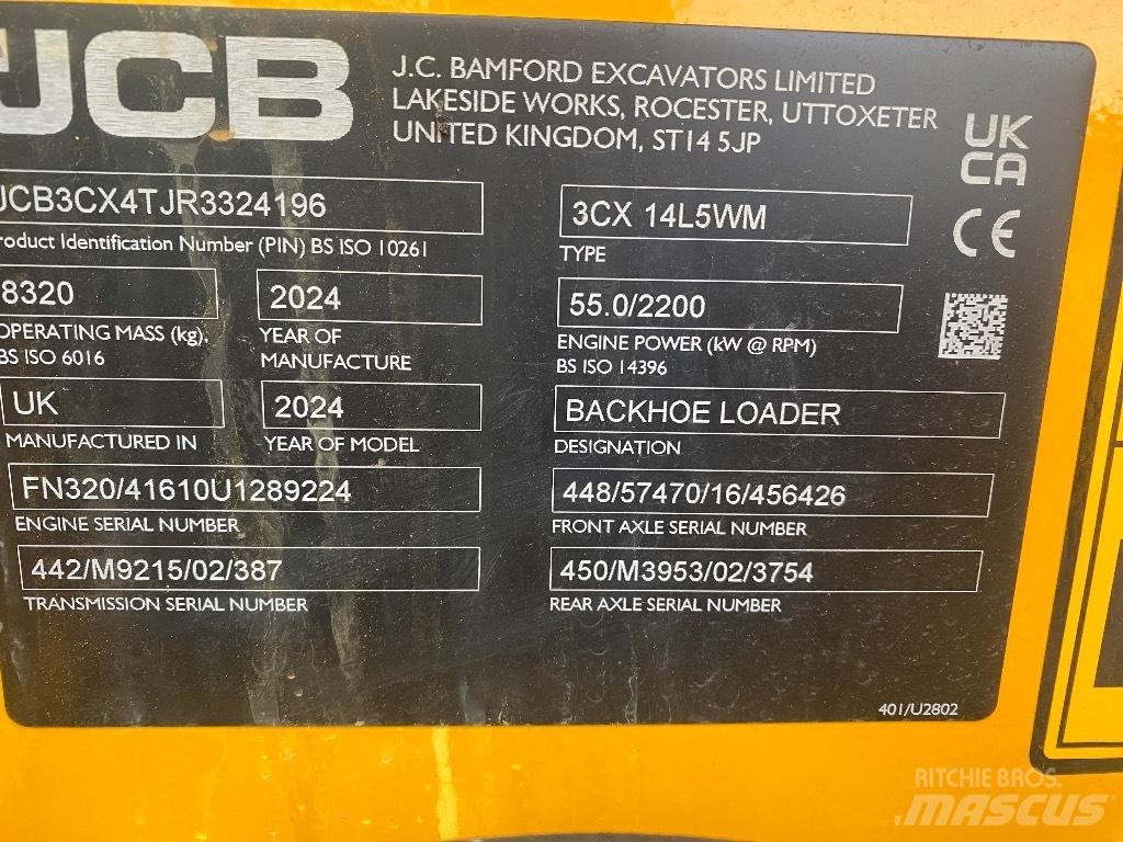 JCB 3 CX 14 Rýpadlo-nakladače