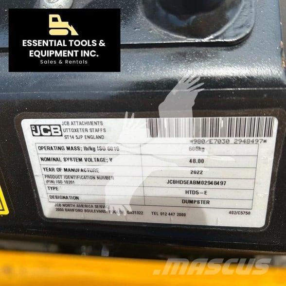 JCB HTD5E Vyklápěcí dempry