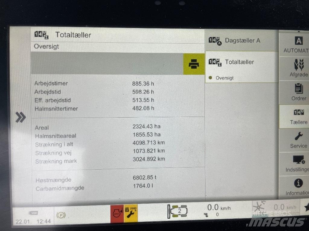 CLAAS Lexion 6900 TT Sklízecí mlátičky
