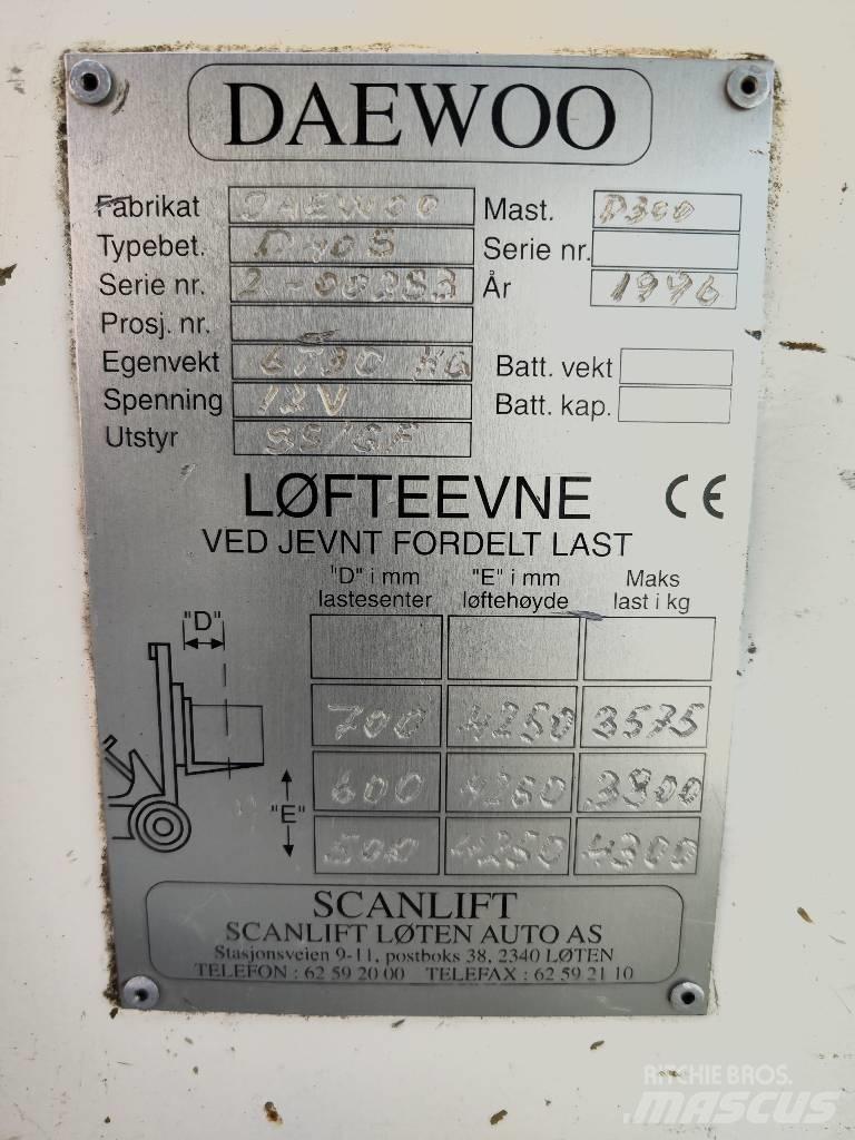 Daewoo D 40 S Dieselové vozíky