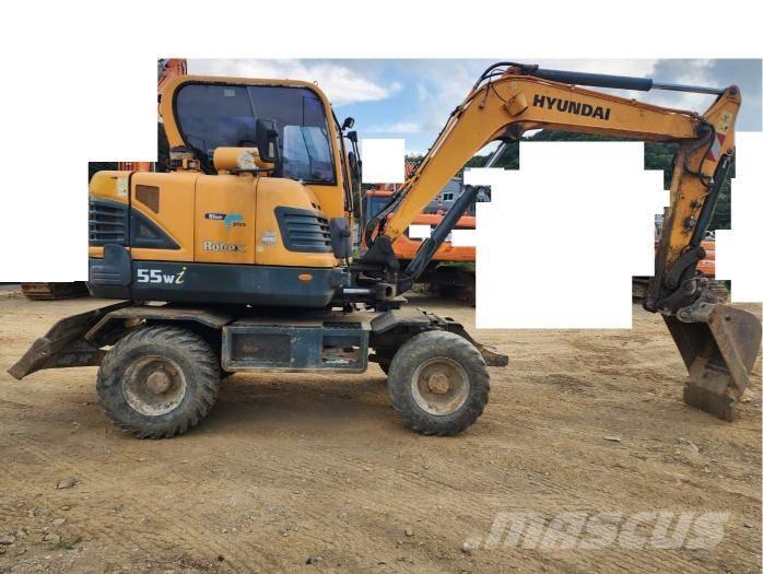 Hyundai Robex 55 W-3 Kolová rýpadla
