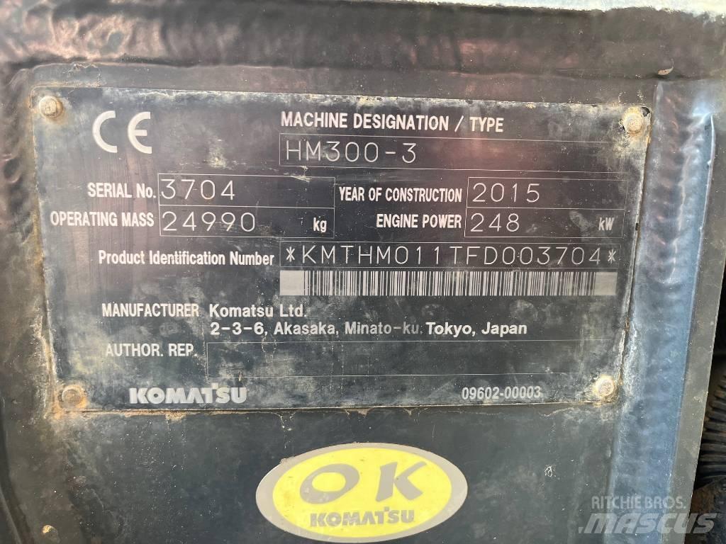 Komatsu HM 300-3 Kloubové dempry