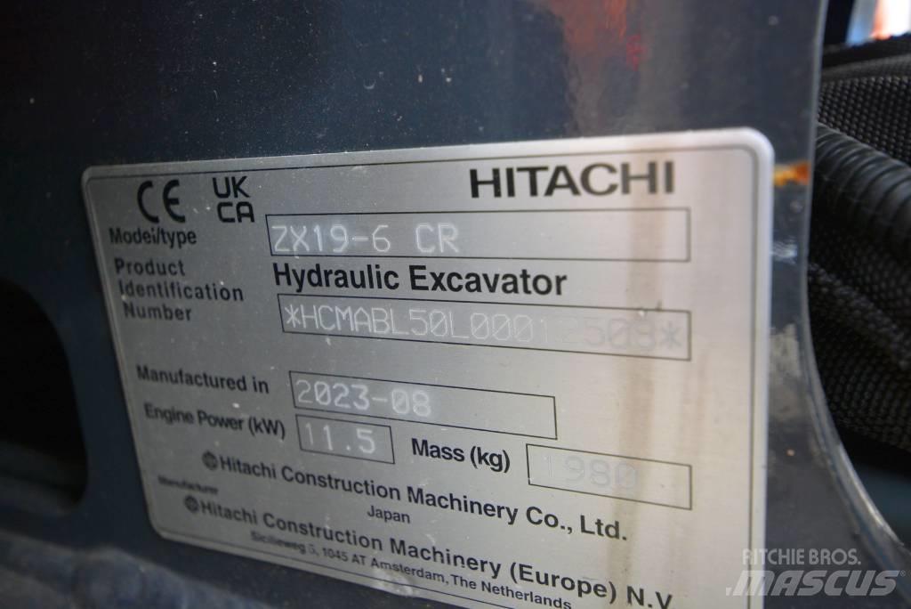 Hitachi ZX 19-6 Mini rýpadla < 7t