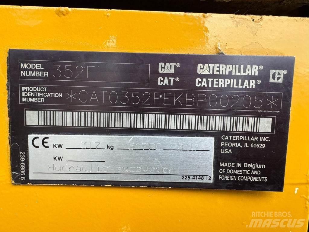 CAT 352F Pásová rýpadla