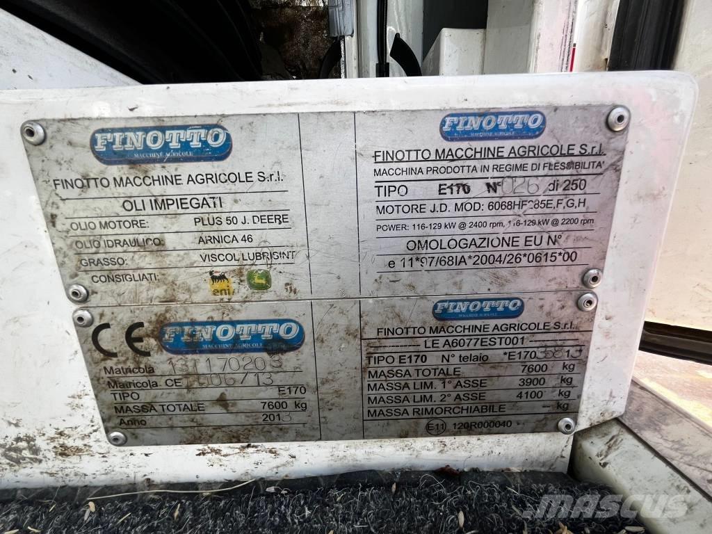  Finotto E170 Aplikátory tekutých hnojiv
