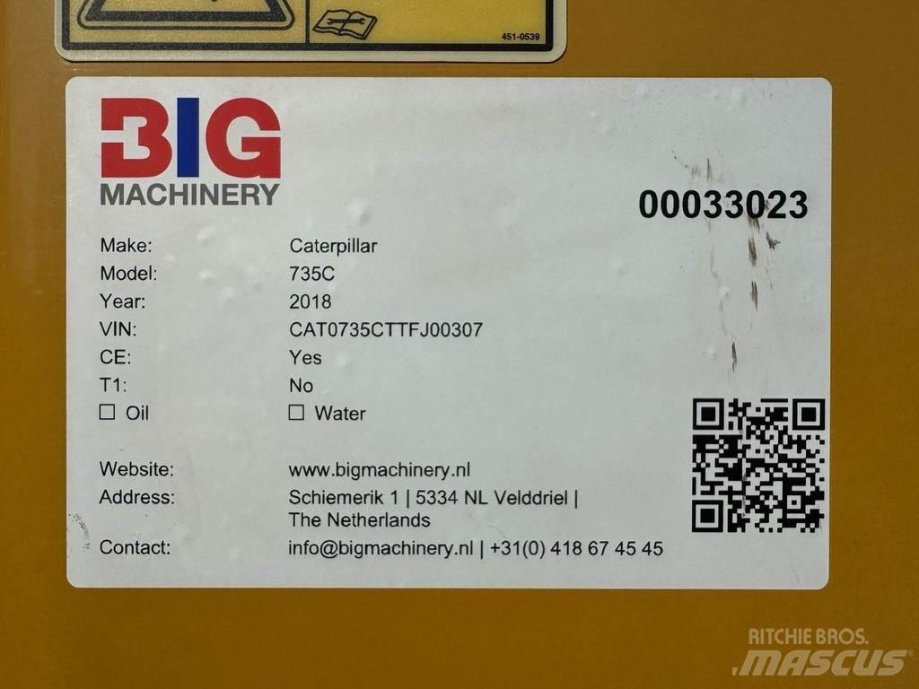 CAT 735C Kloubové dempry