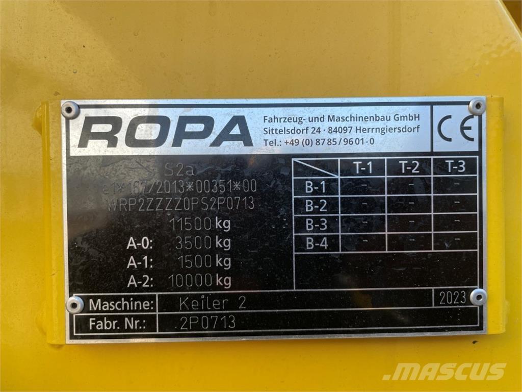 Ropa KEILER 2 Bramborové kombajny / sklízeče