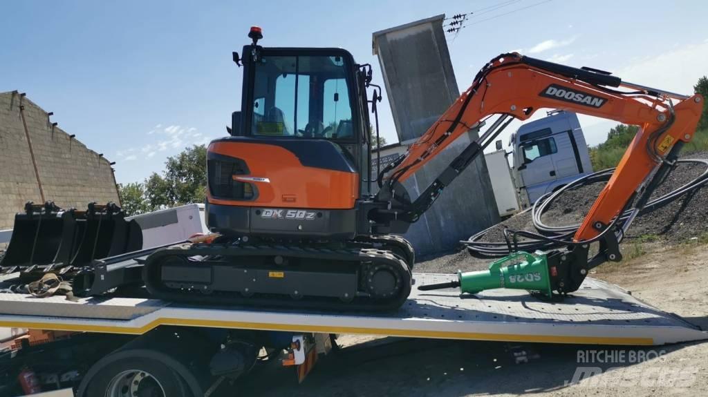 Doosan DX 50 Z Mini rýpadla < 7t