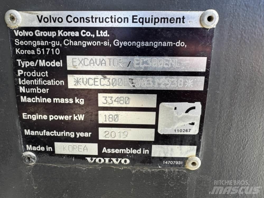 Volvo EC300ENL Pásová rýpadla