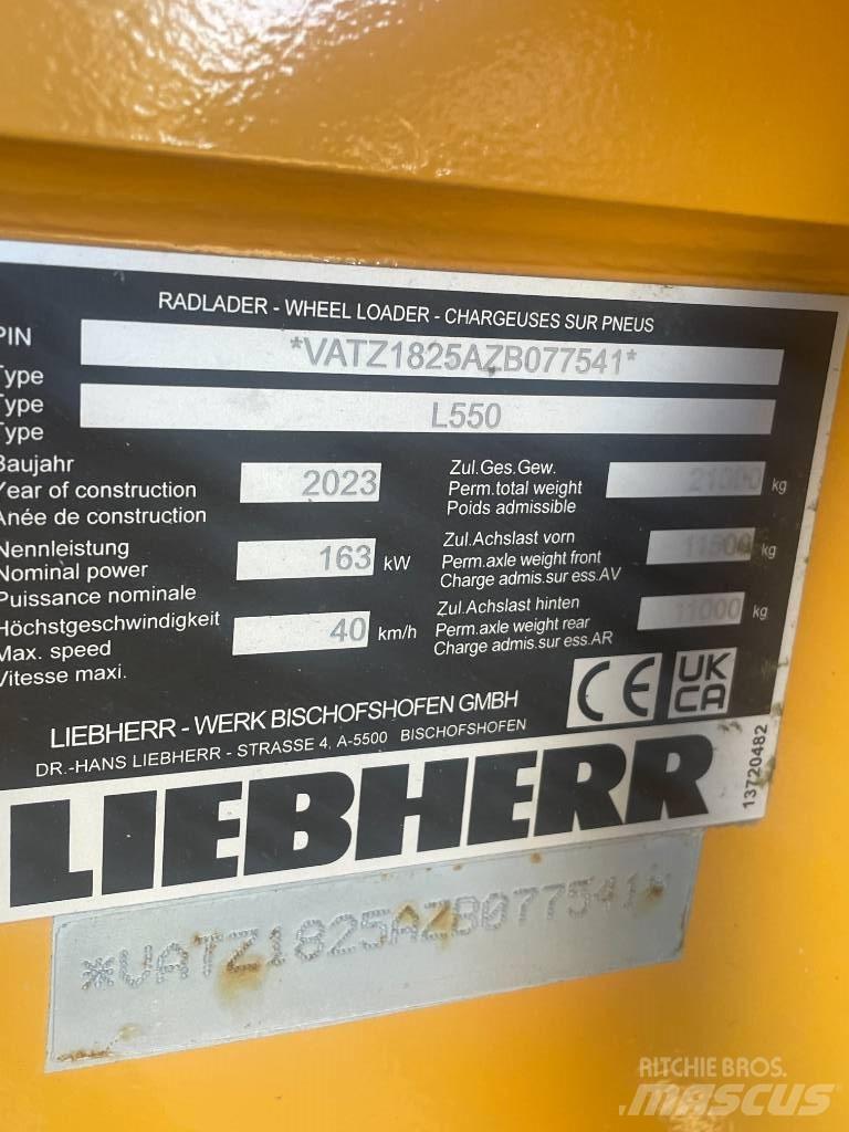 Liebherr L550XPower Kolové nakladače