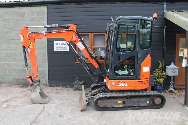 Hitachi ZX 26 U Mini rýpadla < 7t