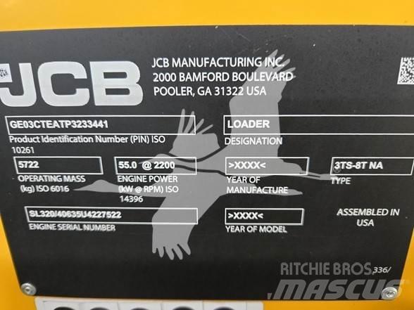 JCB 3TS-8T Smykem řízené nakladače