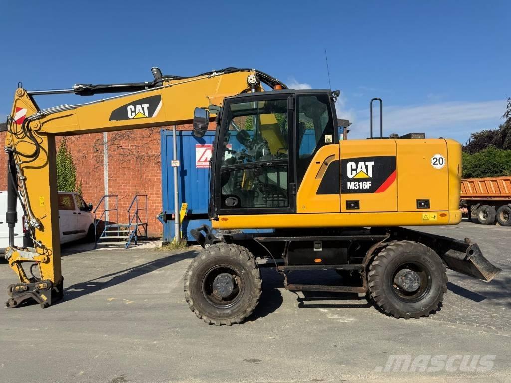 CAT M 316F Kolová rýpadla