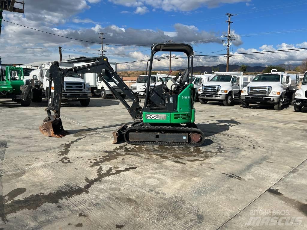 John Deere 26G Mini rýpadla < 7t