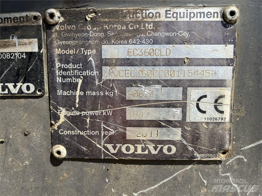 Volvo EC 360 C LD Pásová rýpadla