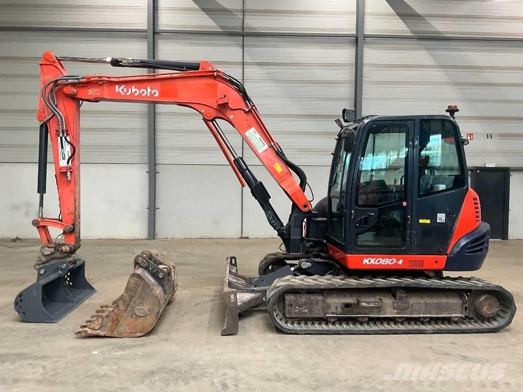 Kubota KX 080-4 Midi rýpadla 7t - 12t