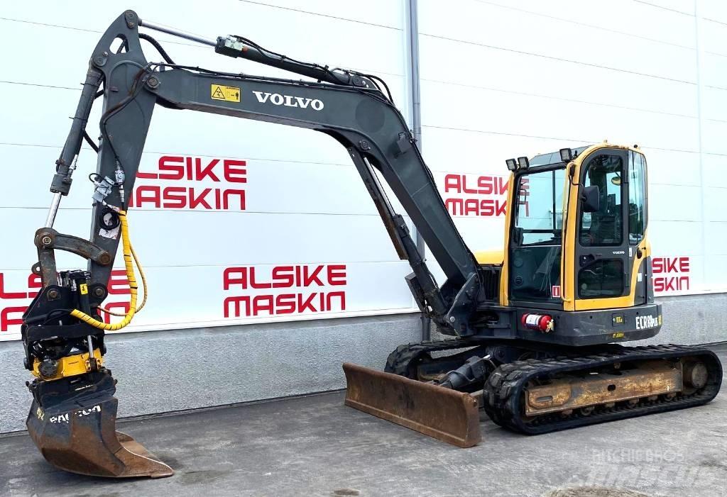 Volvo ECR 88 Midi rýpadla 7t - 12t