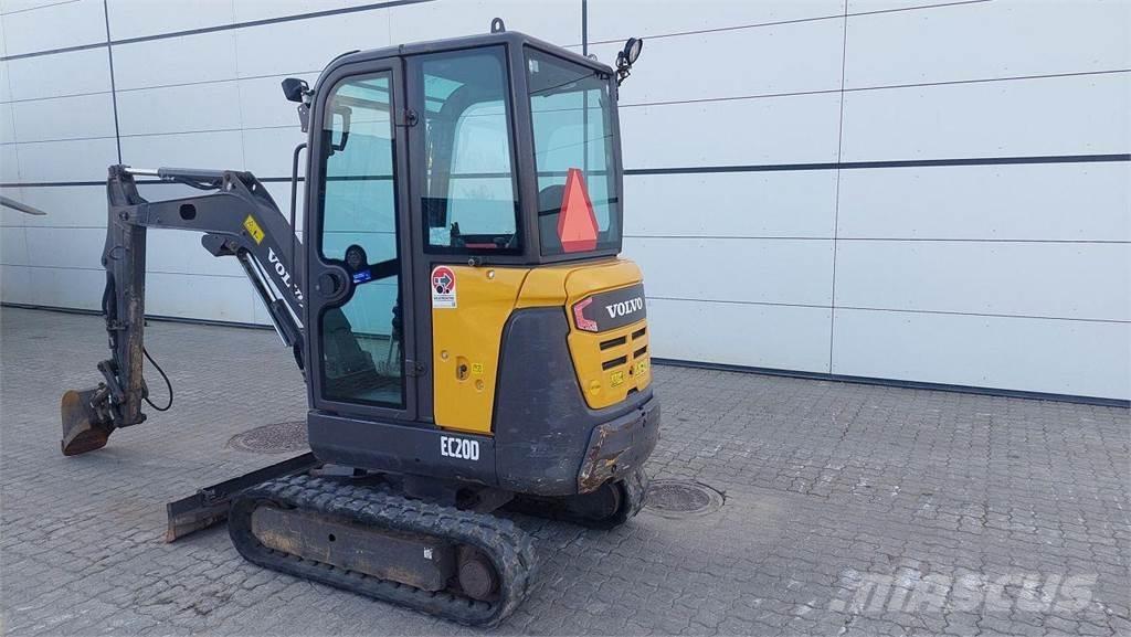 Volvo EC20D Kolová rýpadla