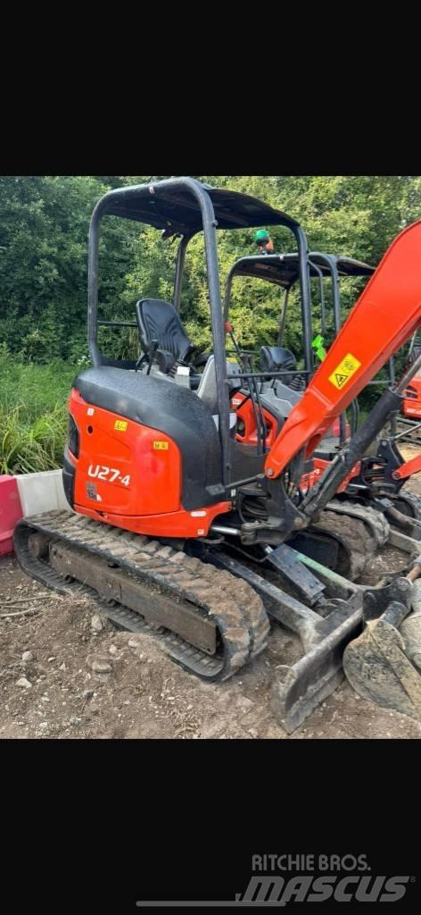 Kubota U 27-4 Mini rýpadla < 7t