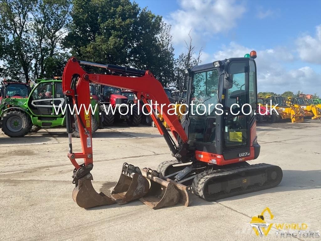 Kubota U 27-4 Mini rýpadla < 7t