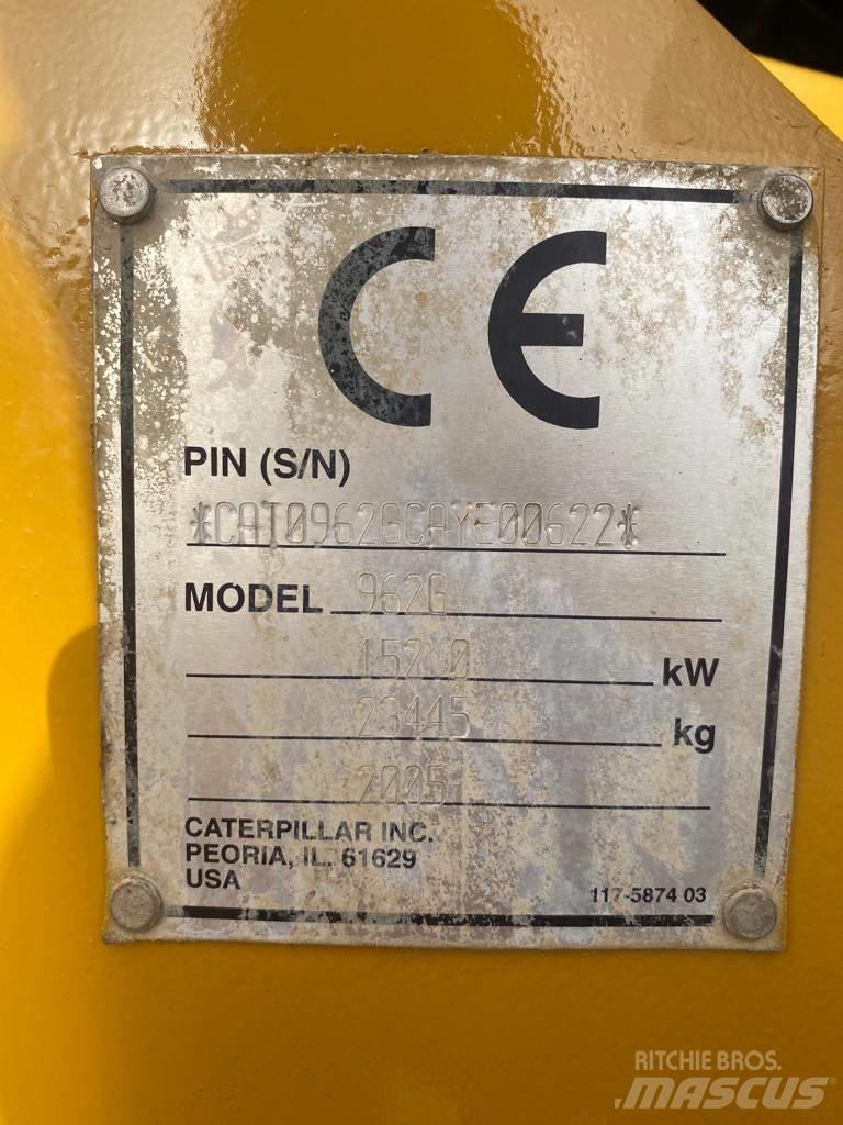 CAT 962 G Kolové nakladače