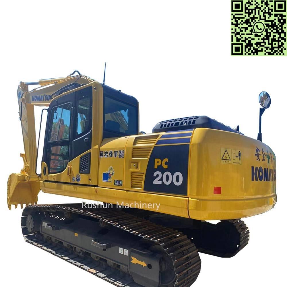 Komatsu PC 200 Pásová rýpadla