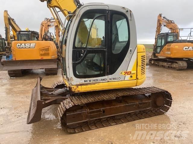 New Holland E 70 SR Midi rýpadla 7t - 12t