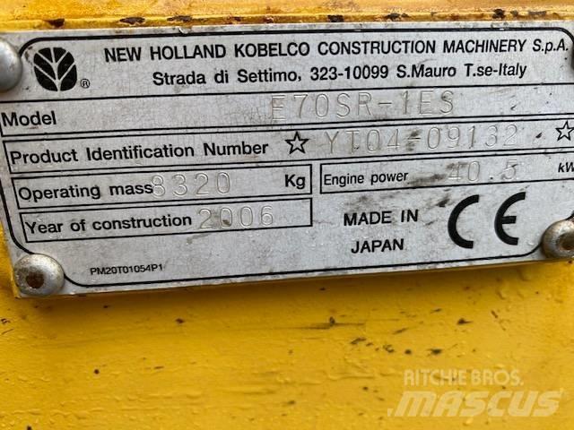 New Holland E 70 SR Midi rýpadla 7t - 12t