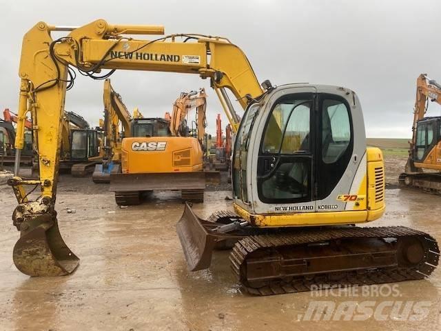 New Holland E 70 SR Midi rýpadla 7t - 12t