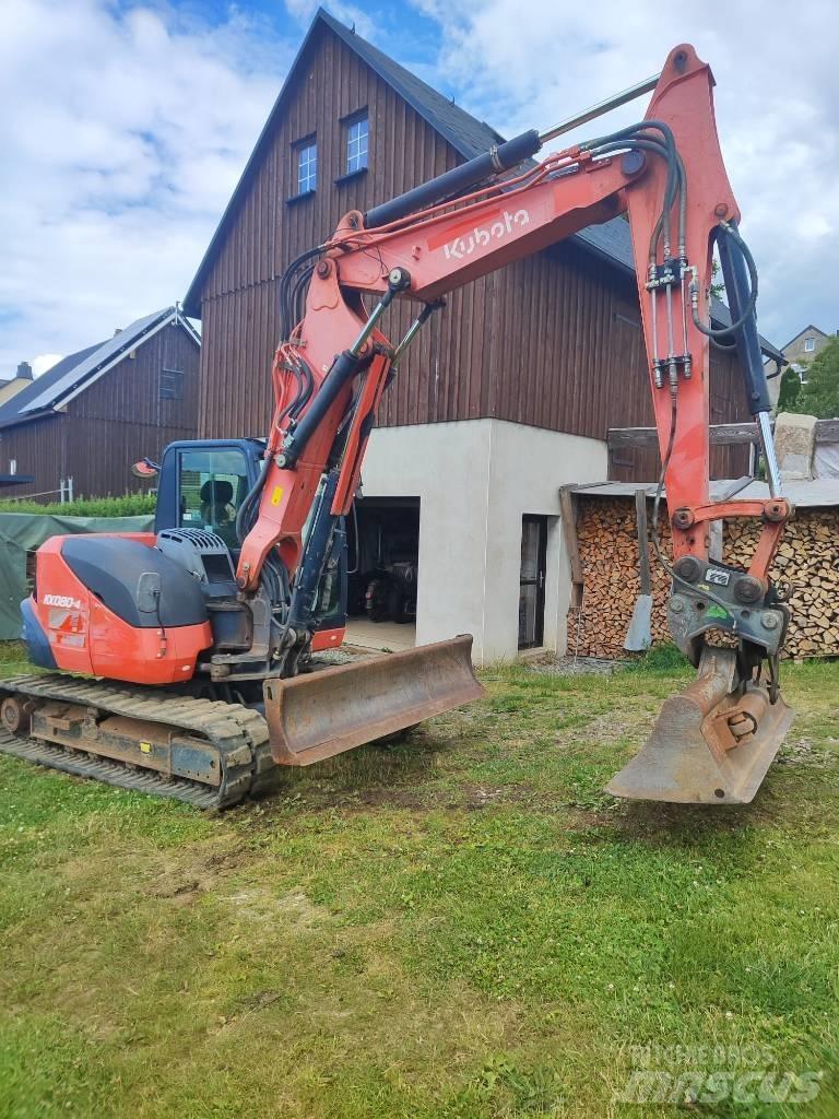 Kubota KX 080-4 Midi rýpadla 7t - 12t