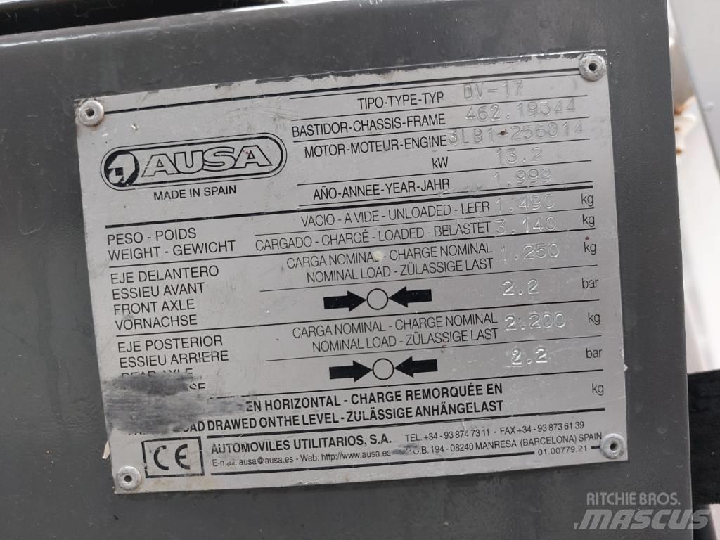 Ausa DV 17 Vyklápěcí dempry