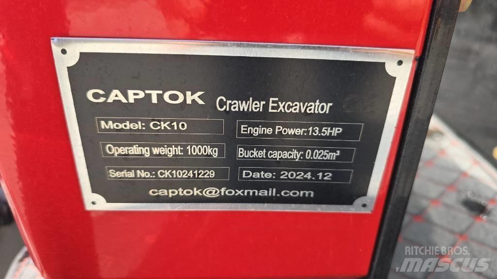 Captok CK10 Mini rýpadla < 7t