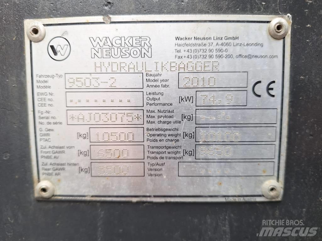 Wacker Neuson 9503-2 Kolová rýpadla