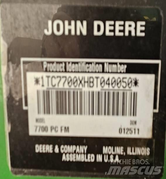 John Deere 7700 Sekačky fervejí