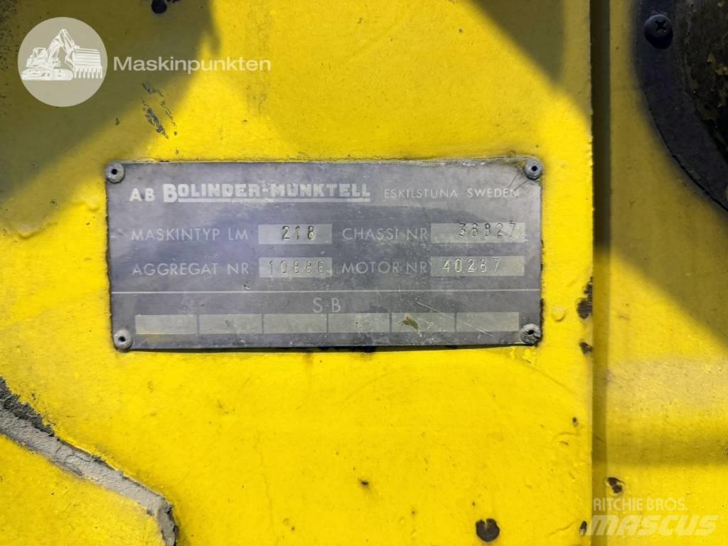 Volvo BM 218 Kolové nakladače