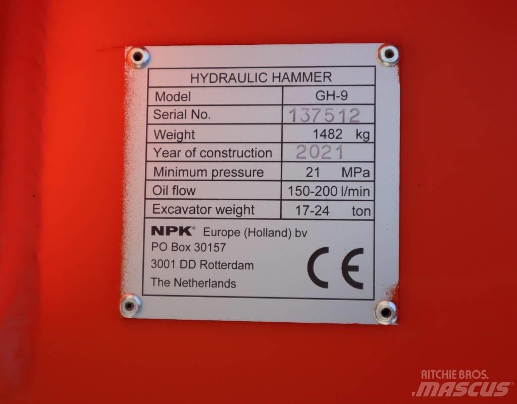 NPK GH-9 E. 17-24 t Bourací kladiva / Sbíječky