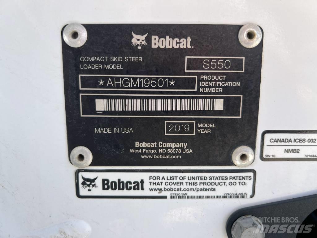 Bobcat S550 Smykem řízené nakladače