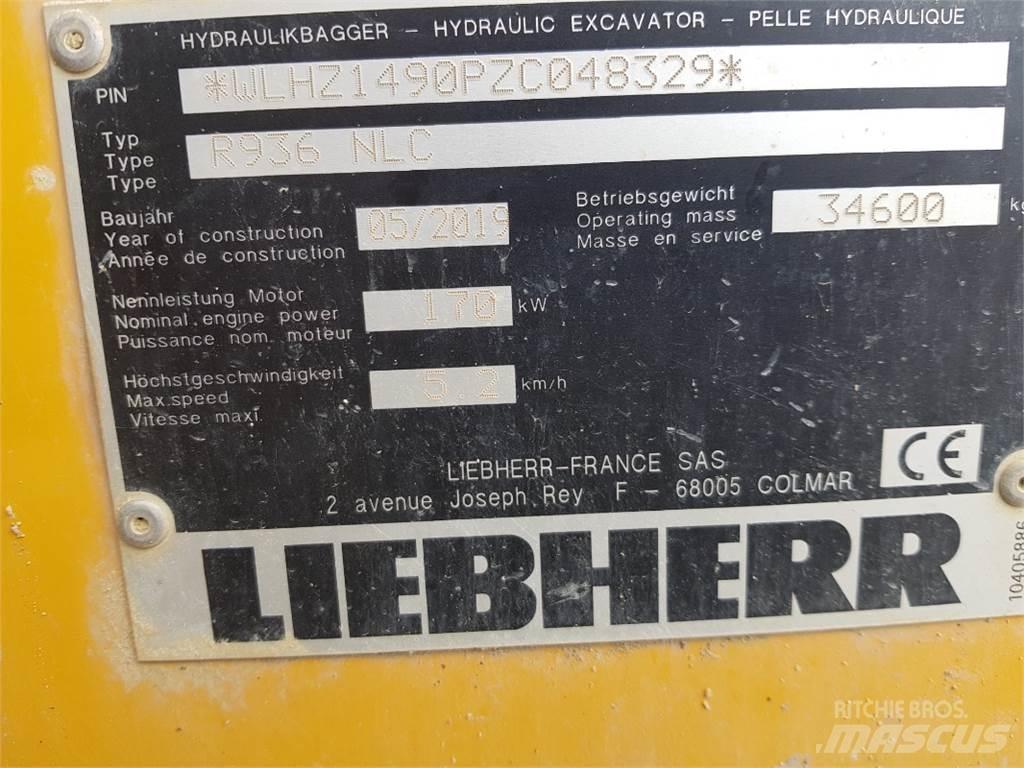Liebherr R936 NLC Pásová rýpadla