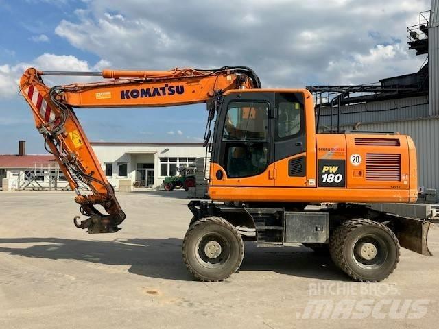 Komatsu PW 180-10 Kolová rýpadla