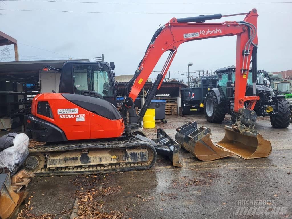 Kubota KX 080-4 Mini rýpadla < 7t