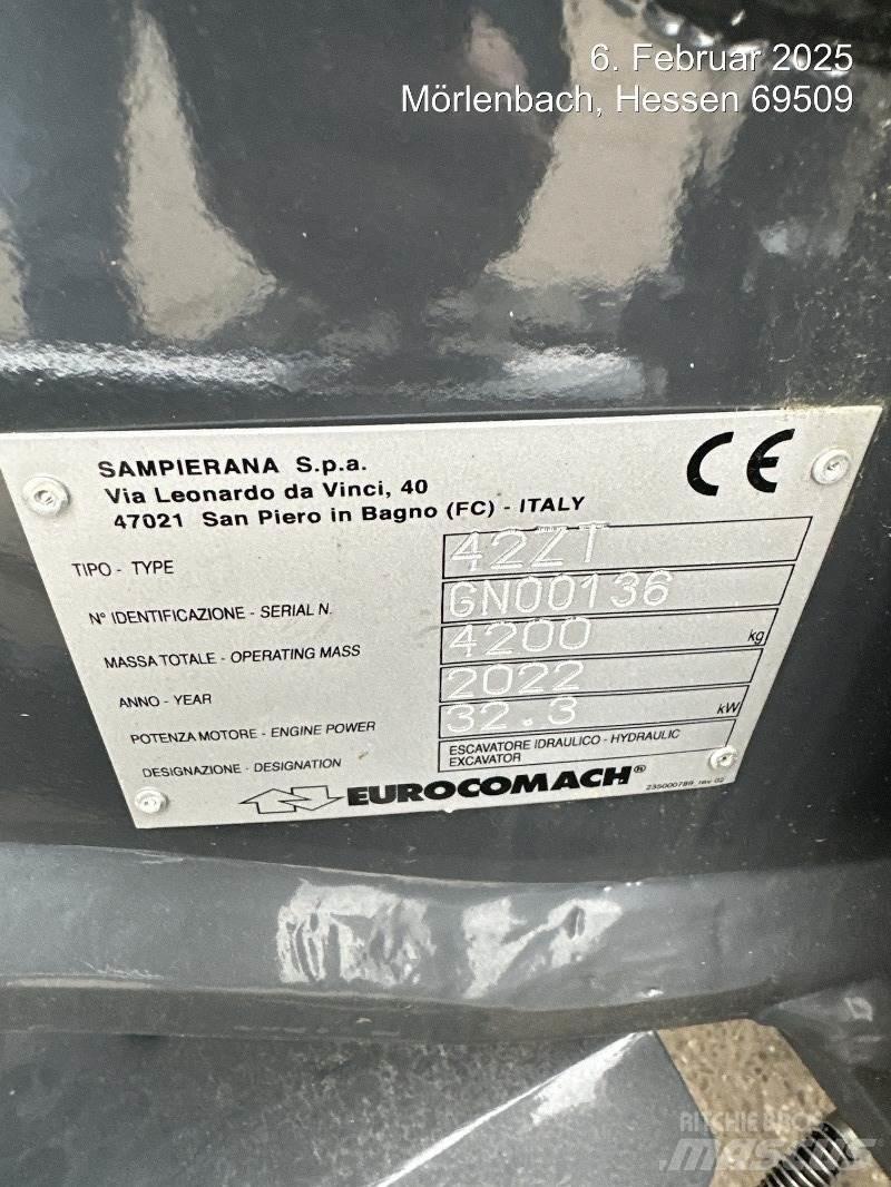 Eurocomach 42ZT Mini rýpadla < 7t