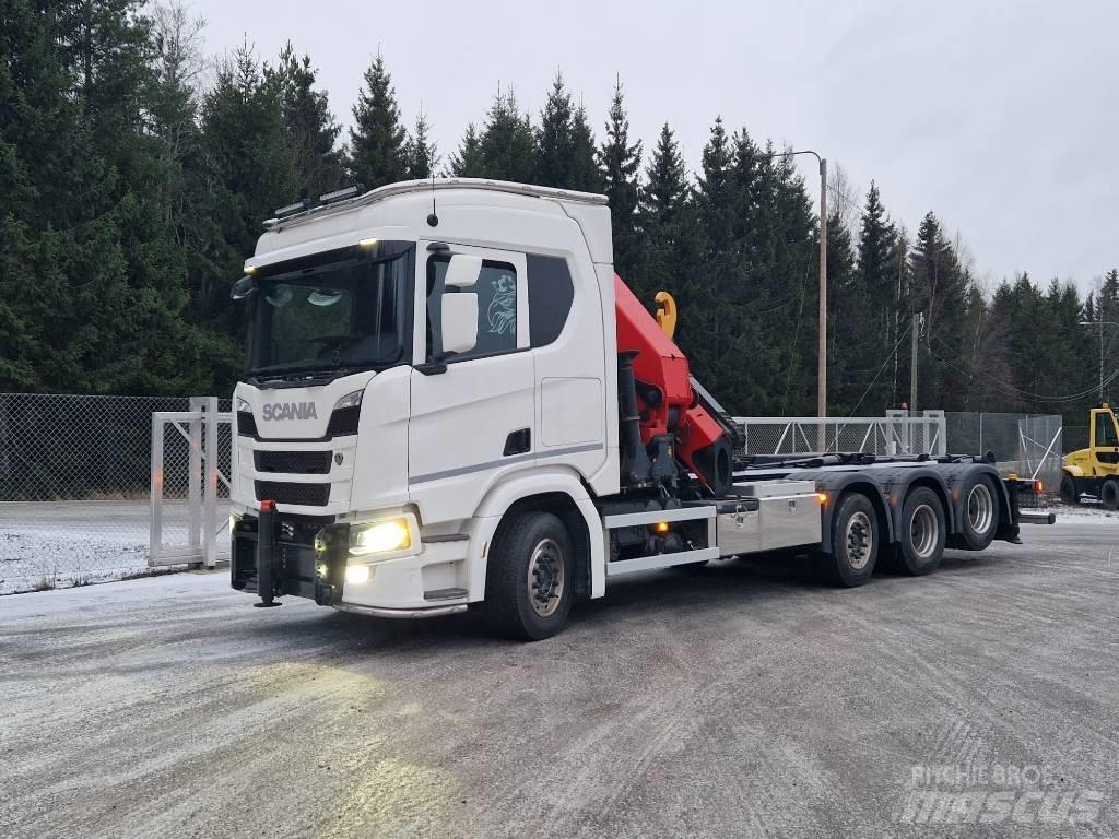 Scania R540 8x2 Autojeřáby, hydraulické ruky