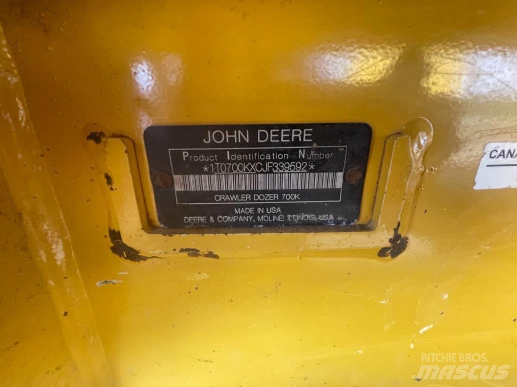 DEERE 700K LGP Pásové dozery
