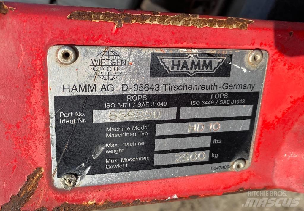 Hamm HD 10 Tandemové válce